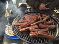 本格的なバーベキュー!
