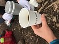 山頂で飲むコーヒーは最高!