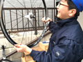 伊藤自転車店の店長