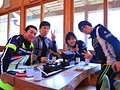 愛宕山山麓で鍋を頂きます!