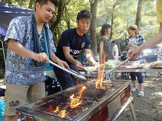 BBQも恒例行事！