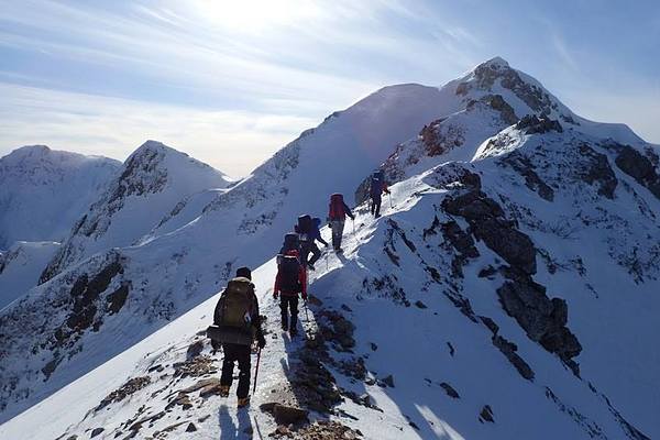 厳冬期雪山登山！