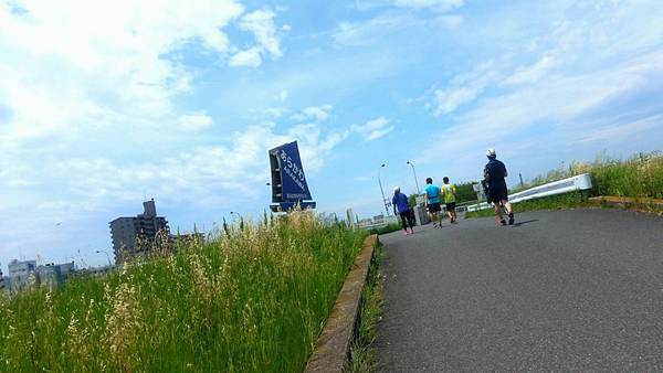 爽やかな荒川ラン