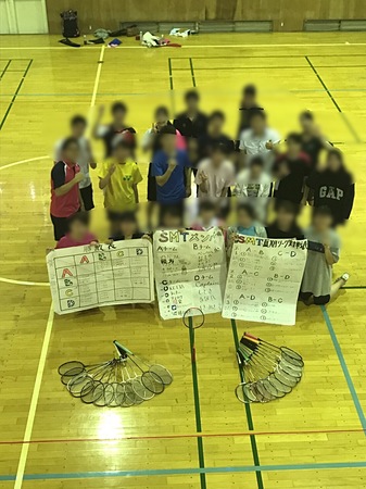 サークル内で団体戦やりました〜