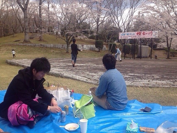 お花見も毎年おこないます。