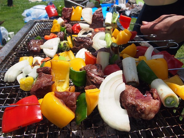 BBQもやってるよー！