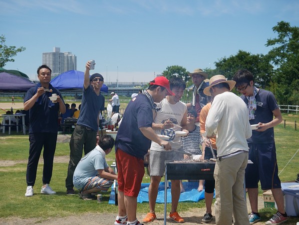 今年の炎天下でのＢＢＱ