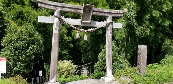 神龍八大龍王神社鳥居(入口)