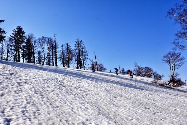 残雪の八甲田山