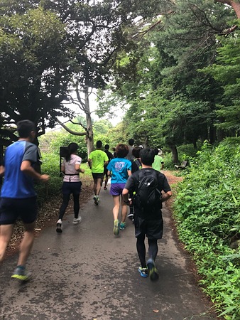 夏は大宮公園を朝RUN