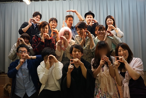 ３回目公演、決めポーズにて★