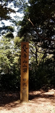 孔大寺山山頂