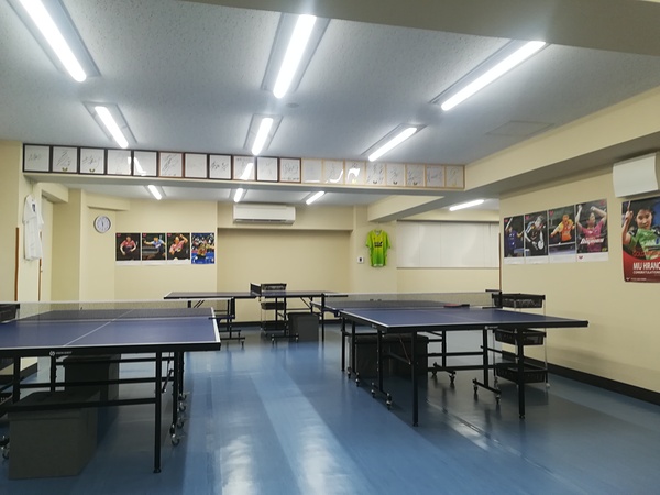 ホームの卓球場です。