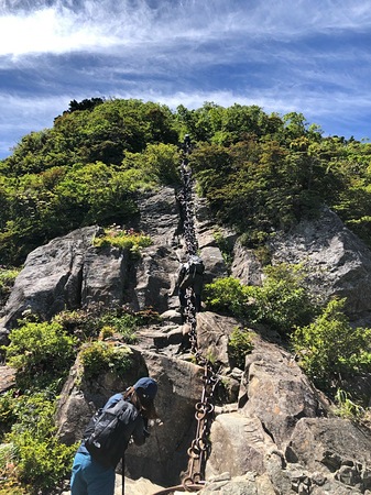 石鎚山にて