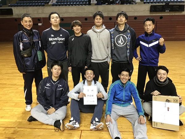 R1男子6人制秋季大会準優勝！