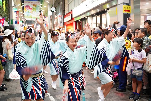 街中で楽しく全力！