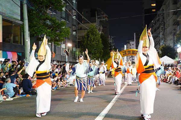 街中の声援に力が湧く！