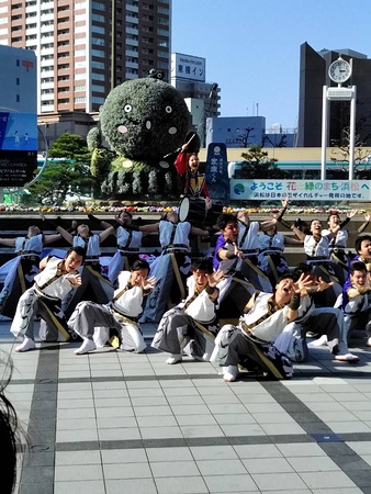 力強い血湧き肉躍る演舞が売り！