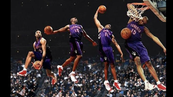 NBAさながらにチャレンジも可
