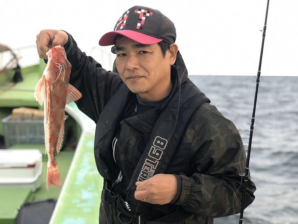 東京湾　タイラバ　ホウボウ