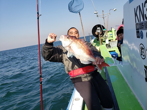 東京湾　船長が釣った真鯛