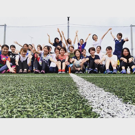 夏の女子サッカーメンバー
