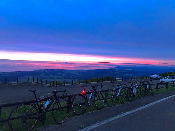 鳥海山の夕焼け