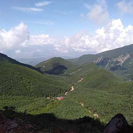 赤岳からの景色