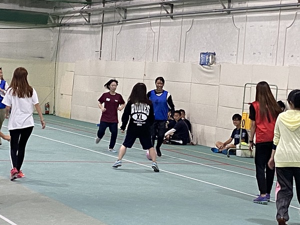 女子試合の一幕