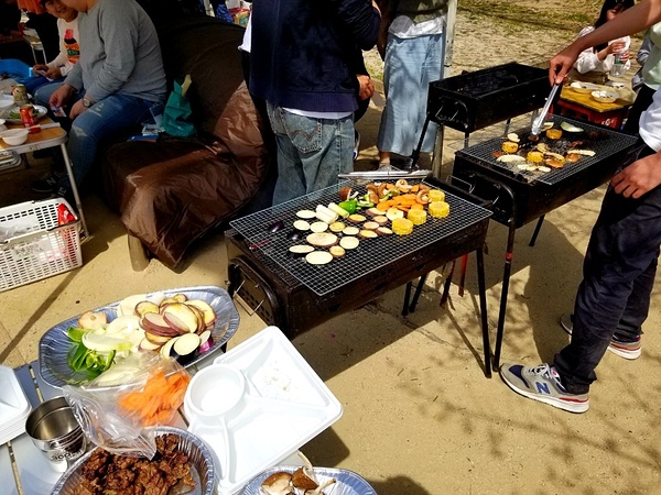 お花見BBQ