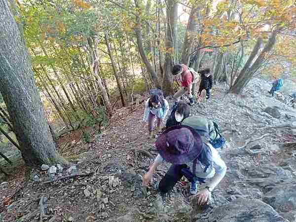 高水三山の登山