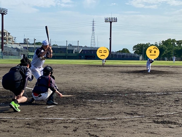 朝の野球は気持ちいいですよ