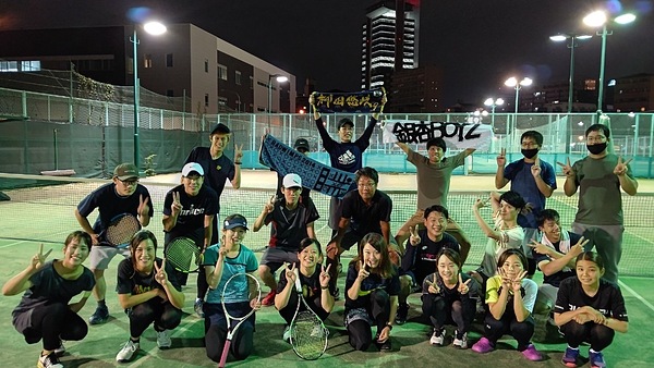 新規メンバー募集中 大阪のテニスチーム 硬式テニスサークル てっぺん スポーツやろうよ