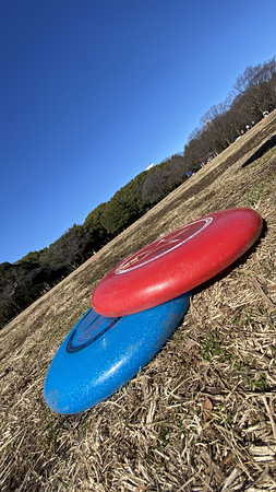 フリスビーを使います！