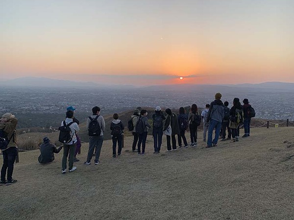 若草山 夕日鑑賞会(*‘∀‘)