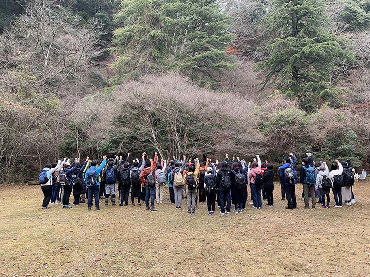 歩き納め 75人で(^^)/