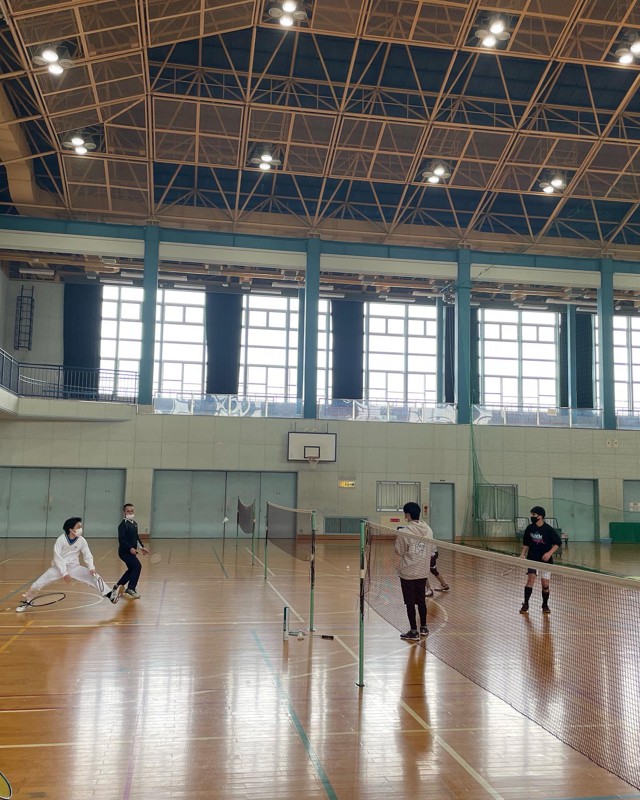 ガチ勢の試合は迫力があります🏸