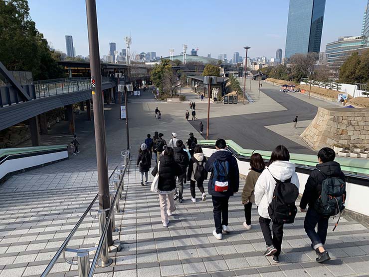 環状線ハイキング 大阪城公園