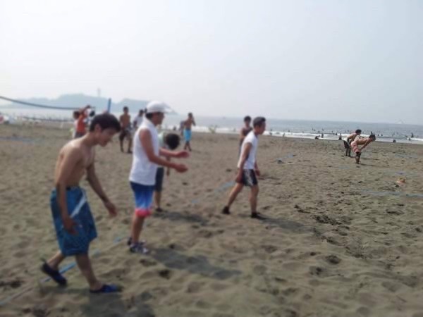 ビーチバレーもやってます