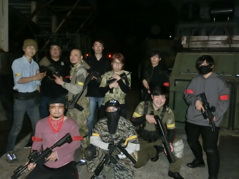 広島　アルムにて夜戦。