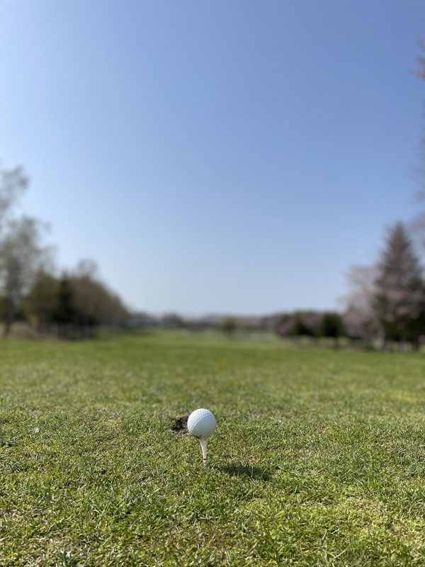 北海道でもラウンド🏌️‍♂️