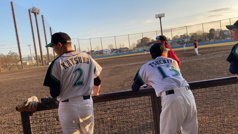 試合のワンカットです