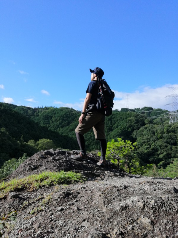 大阪側からの二上山