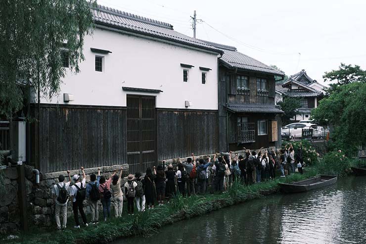 八幡堀で(^^)/