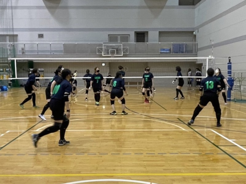 試合直前練習