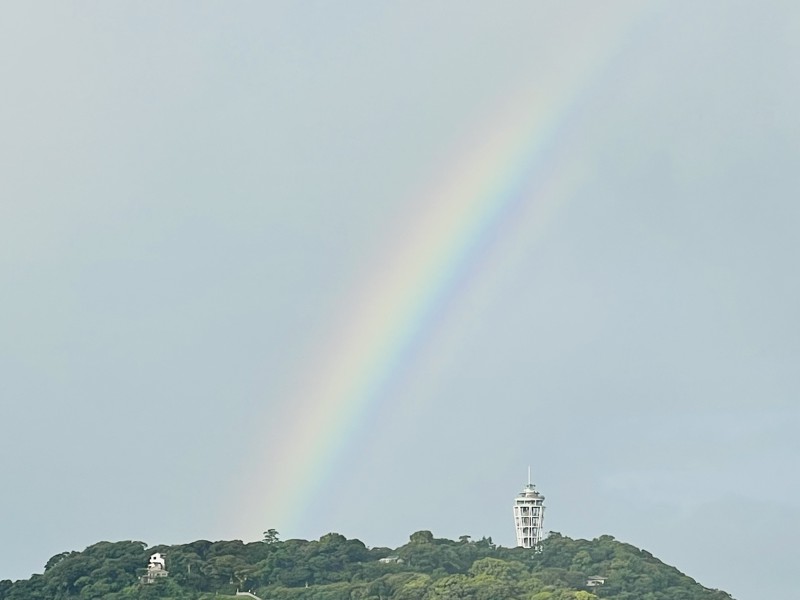江ノ島の虹