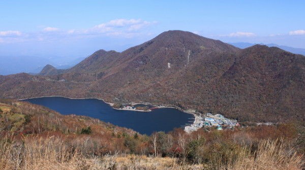 紅葉の黒檜山、駒ヶ岳、大沼