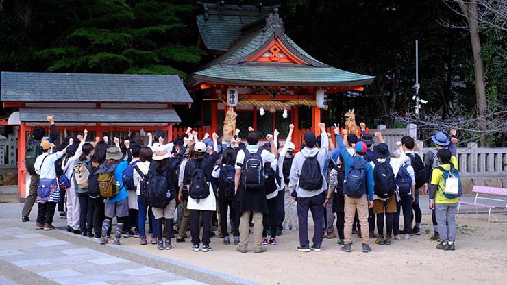 生田神社で(^O^)／