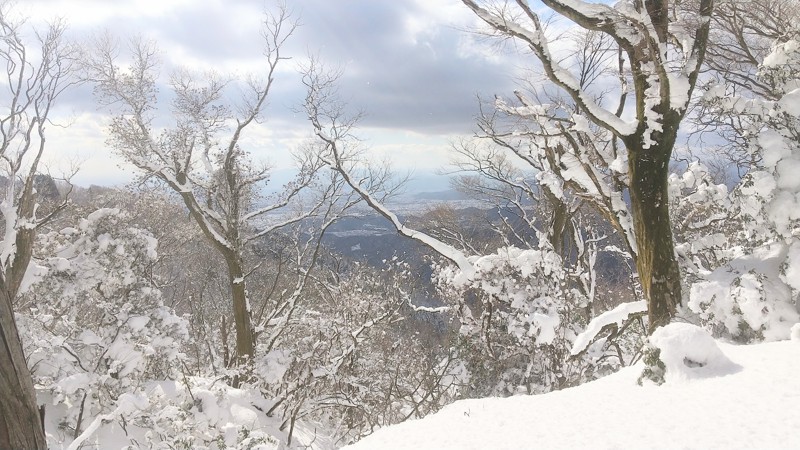 雪の比叡山🏔️❄️