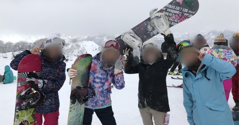 スノボ女子その１🏂